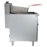 Large Gas Floor Fryer with 2 Baskets, 150,000 BTU