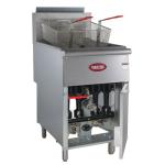 Large Gas Floor Fryer with 2 Baskets, 150,000 BTU