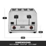 Waring 4-Slice Heavy Duty Pop-Up Toaster