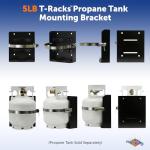 Flame King T-Racks 5LB Propane Tank Bracket