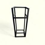 Steel Propane Tank Cage for Food Trucks, 100LB