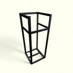 Steel Propane Tank Cage for Food Trucks, 100LB