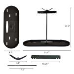 Dual Propane Tank Rack for RVs and Campers