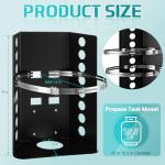 Heavy Duty Propane Tank Mounting Bracket with Strap