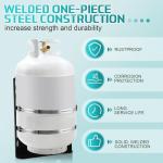 Heavy Duty Propane Tank Mounting Bracket with Strap