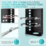 Heavy Duty Propane Tank Mounting Bracket with Strap