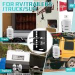 Heavy Duty Propane Tank Mounting Bracket with Strap