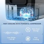 SHAREWIN 12V Electric Cooler with APP Control