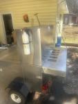 Hot Dog Cart and Steam Table Combo