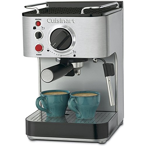 Cuisinart Stainless Steel Espresso Maker (Renewed)
