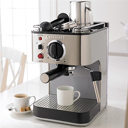Cuisinart Stainless Steel Espresso Maker (Renewed)