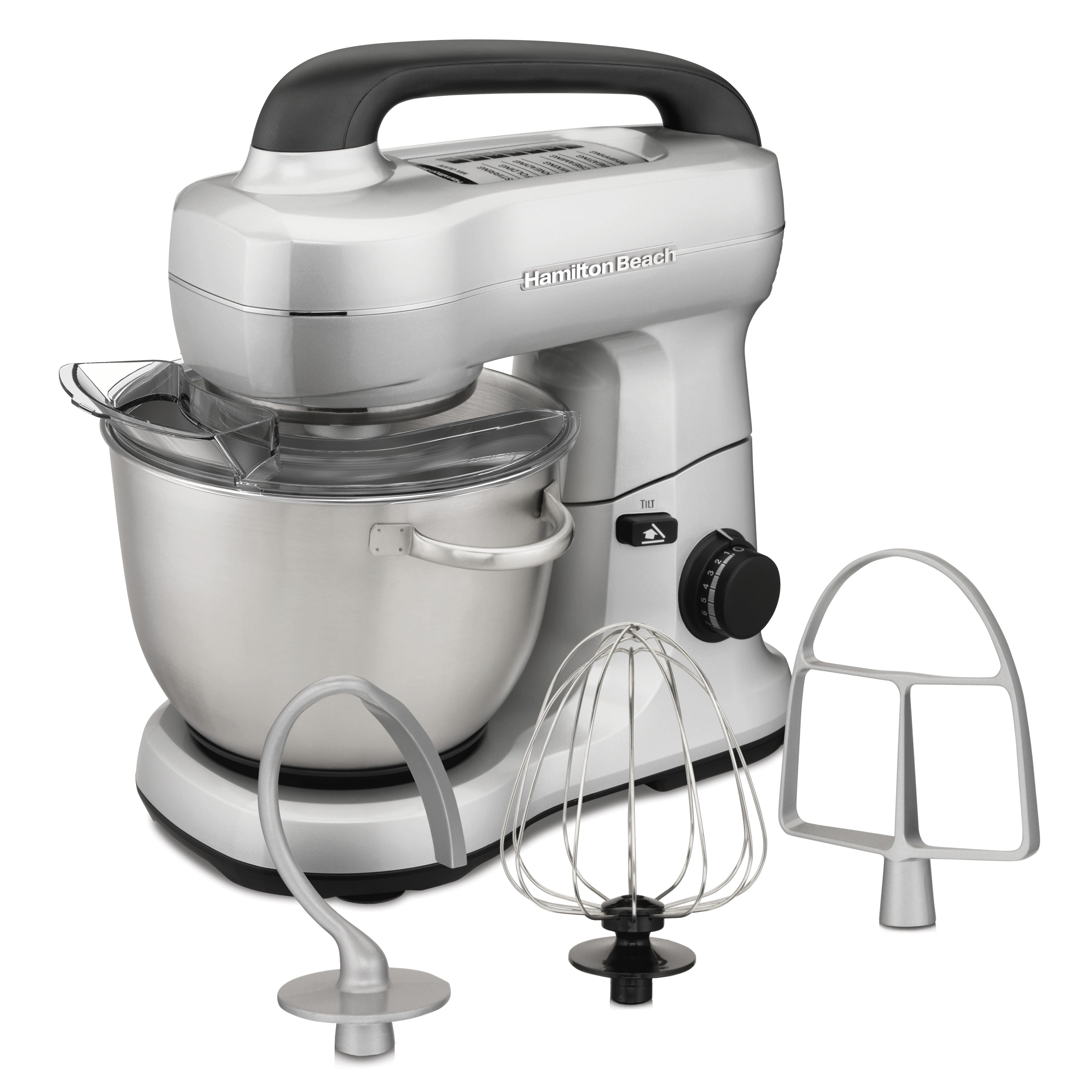Hamilton Beach 7 Speed Stand Mixer, Silver (63392)