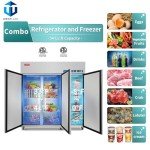 WESTLAKE 72" Commercial Refrigerator and Freezer Combo