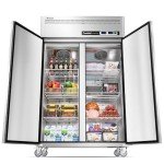Coolski 48” Commercial 2-Door Refrigerator Freezer Combo