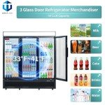 Westlake 73" Merchandiser Display Refrigerator with 3 Doors