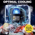 54 Cu. Ft. 3-Section Commercial Freezer Combo