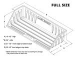 Truck Bed Cargo Box with Easy Slide Access