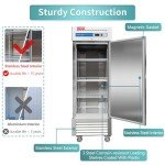 27" Stainless Steel Commercial Single Door Fridge