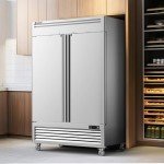 Coolski 54" Commercial 2-Door Reach-In Refrigerator