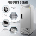 Upright Reach-in Refrigerator - 1 Door, 27.5" Wide