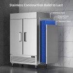 Coolski 54" Stainless Steel Commercial Refrigerator