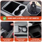 Upgraded 6-in-1 Car Cup Holder with Food Tray