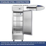 27" Stainless Steel Upright Commercial Freezer