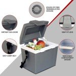 Koolatron 12V Portable Electric Cooler, 9.8 qt