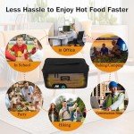 Portable Electric Heated Lunch Box with Digital Display