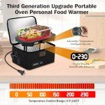 Portable Electric Heated Lunch Box with Digital Display