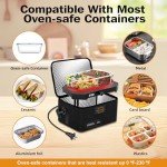 Portable Electric Heated Lunch Box with Digital Display