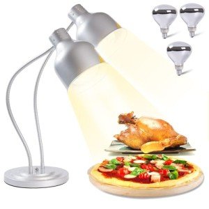 250W Commercial Food Heat Lamp - Adjustable Warming Light