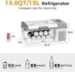 Setpower 12V Portable Fridge Cooler for Travel