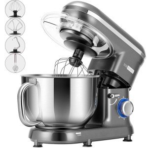 660W 10-Speed Countertop Food Mixer 6QT