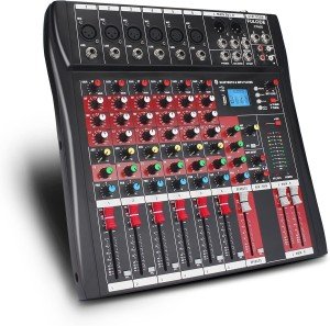 Bluetooth 6-Channel Digital Audio Mixer for Food Trucks