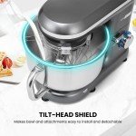 660W 10-Speed Countertop Food Mixer 6QT