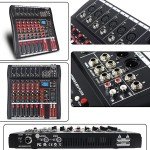 Bluetooth 6-Channel Digital Audio Mixer for Food Trucks