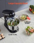 5.1 QT Electric Food Stand Mixer with 10 Speeds