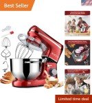 6.5 Qt Electric Stand Mixer with Planetary Action