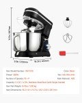 5.1 QT Electric Food Stand Mixer with 10 Speeds