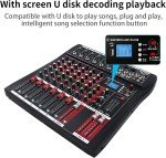 Bluetooth 6-Channel Digital Audio Mixer for Food Trucks