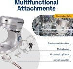 6QT Tilt-Head Electric Stand Mixer