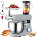 VEVOR 660W 7.4Qt Tilt-Head Dough Mixer
