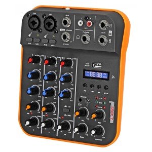 4-Channel Bluetooth Audio Mixer for DJs