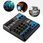 Bluetooth Audio Mixer for Food Trucks 5 Channel