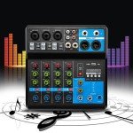 Bluetooth Audio Mixer for Food Trucks 5 Channel