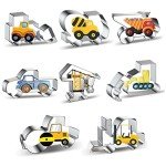 Construction Vehicle Cookie Cutter Set - 8 Pieces