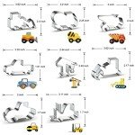 Construction Vehicle Cookie Cutter Set - 8 Pieces