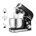 Compact 3.2Qt Electric Stand Mixer with Accessories