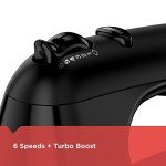 BLACK+DECKER 6-Speed Turbo Hand Mixer, Black